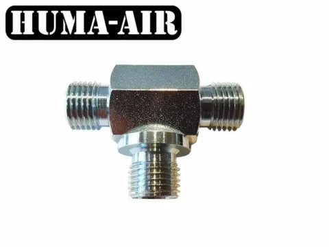 T-idom adapter – 3 × 1/4″ BSP külső menet, 300 bar