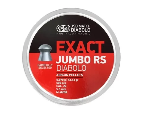 JSB Exact Jumbo RS BigBox légpuskalövedék – 5,52 mm, 0,870 g, 500 db